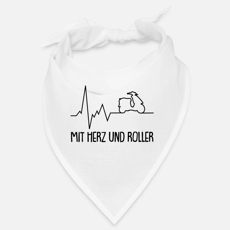 mit herz und roller Bandana