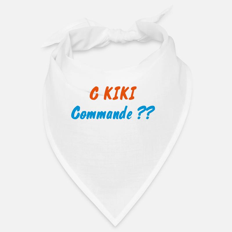C KIKI Commande ?? - Bandana - blanc