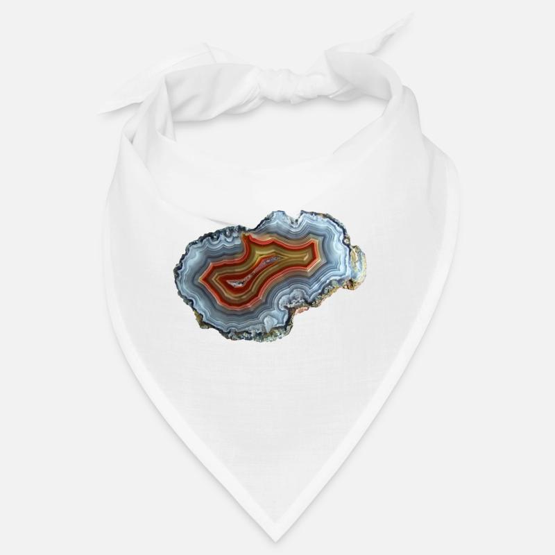 Agate minérale quartz géode gemme Bandana