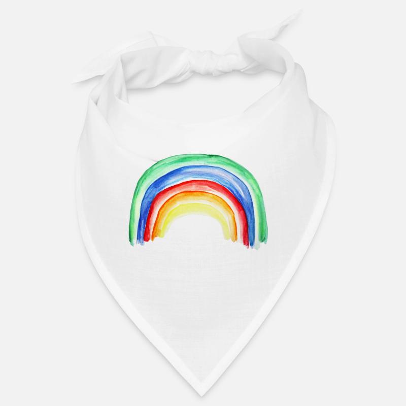rainbow rainbow - Bandana - white