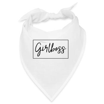 Girlboss - Für alle selbstständigen Frauen - Bandana - Weiß - Vorne