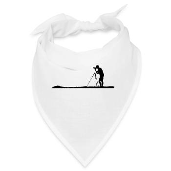 Fotograf - Bandana - Weiß - Vorne