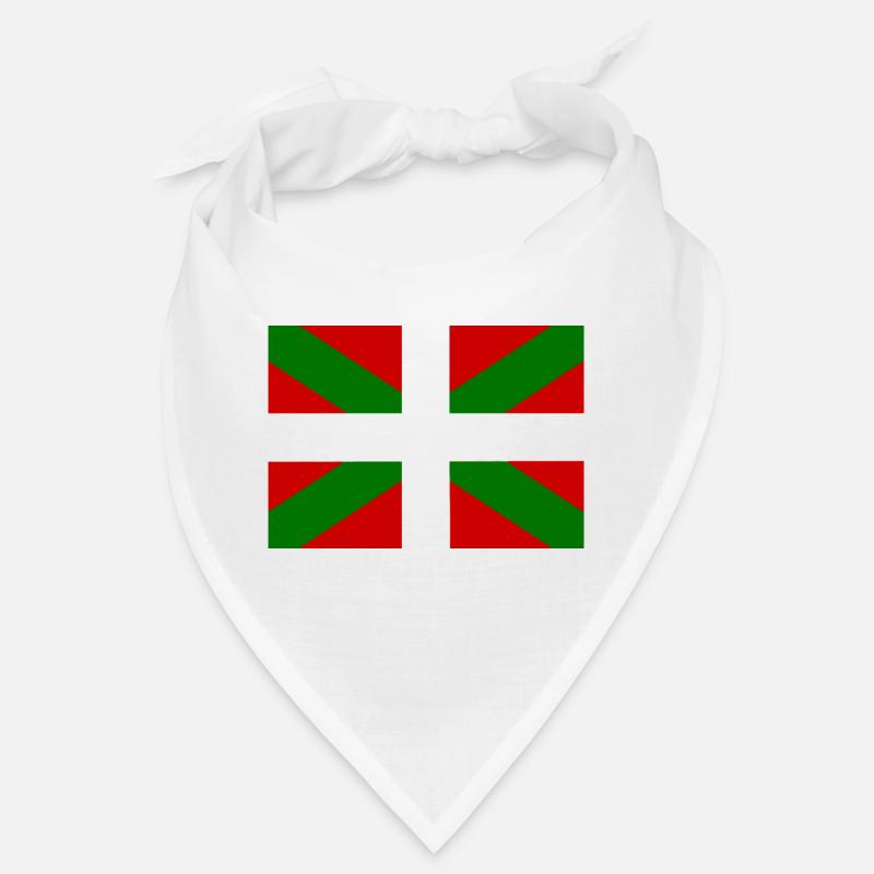 Pays basque - Bandana - blanc