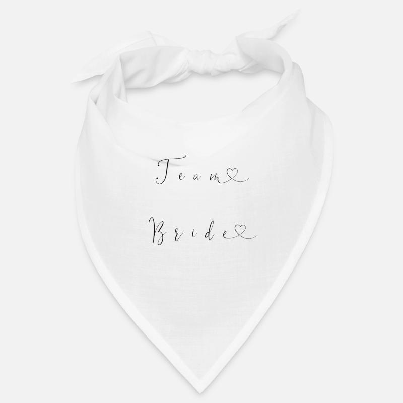Team Bride - Bandana - Weiß