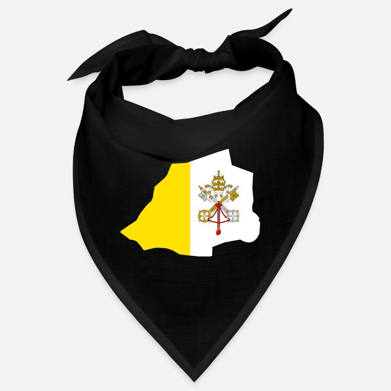 Drapeau de la Cité du Vatican Carte Drapeau Bandana