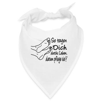 Fußpflege - Bandana - Weiß - Vorne