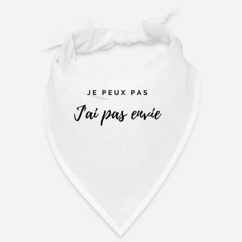 Je peux pas - Bandana - blanc