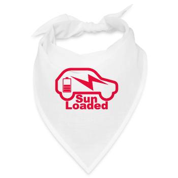 e-auto, e-mobilität,elektro-auto, zoe, EV-driver - Bandana - Weiß - Vorne