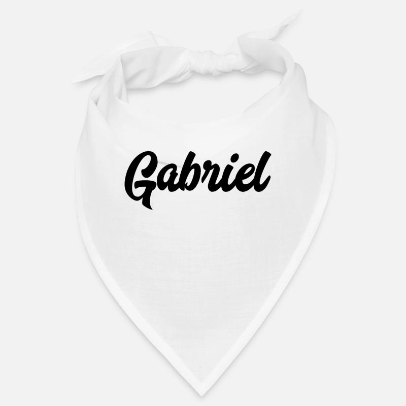 Gabriel Custom Text Birthday Name Bandana