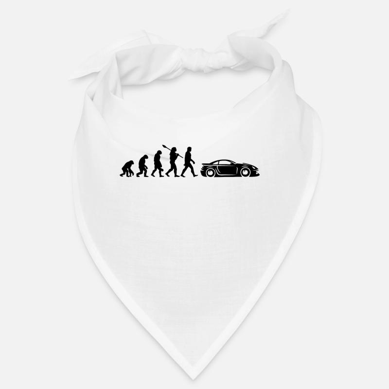 Voiture De Sport évolution - Bandana - blanc