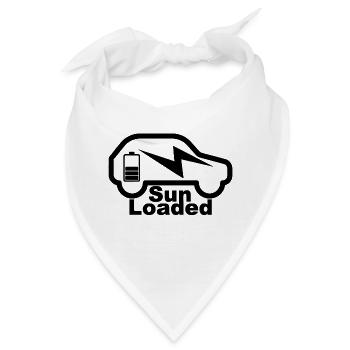 e-auto, e-mobilität,elektro-auto, zoe, EV-driver, - Bandana - Weiß - Vorne