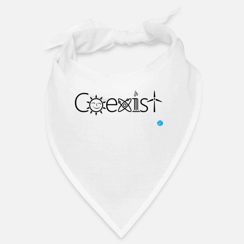 Coexist Solar & Kernkraft & Wasserkraft Windkraft Bandana