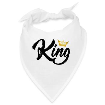 King - Bandana - Weiß - Vorne
