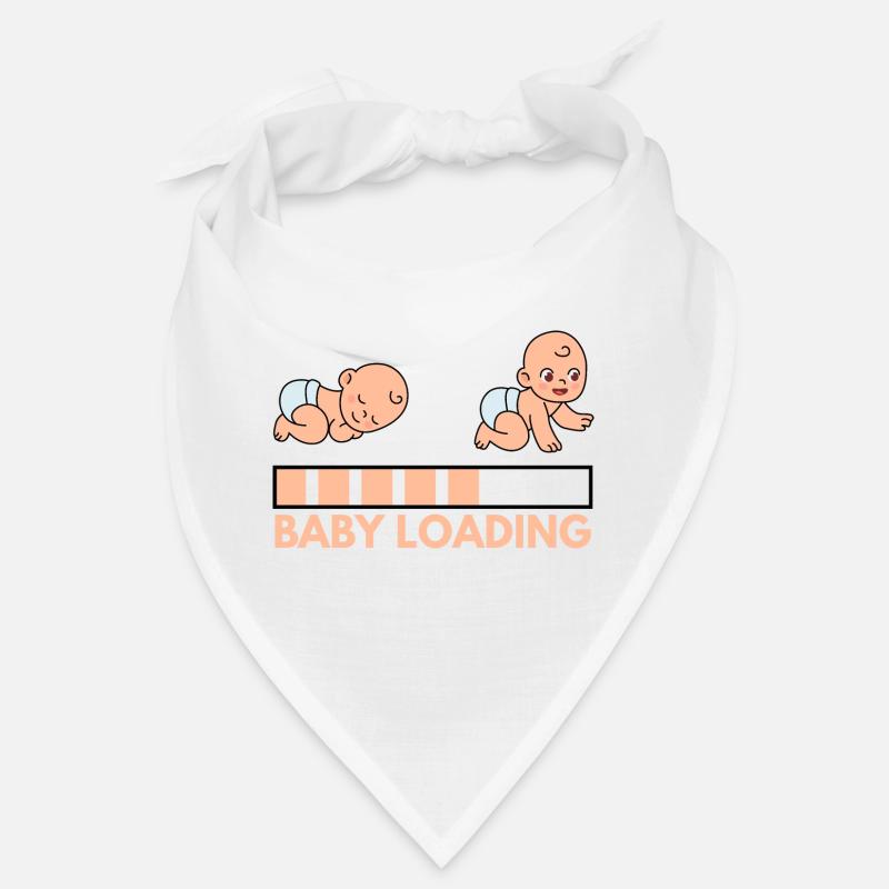 Baby Loading - Bandana - white