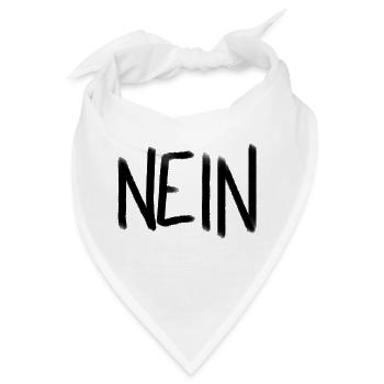 Nein! - Bandana - Weiß - Vorne