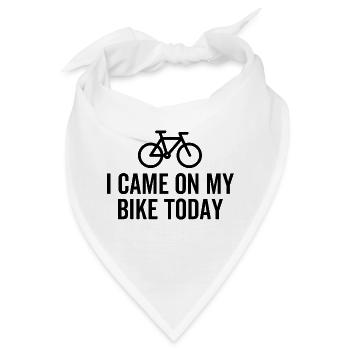 I Came On My Bike - Bandana - Weiß - Vorne