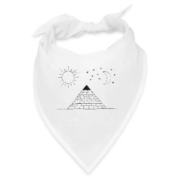 Pyramid - Bandana - Weiß - Vorne