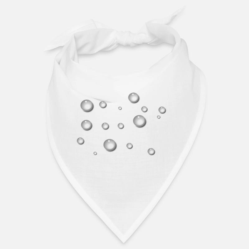 Goutte d’eau Pluie - Bandana - blanc
