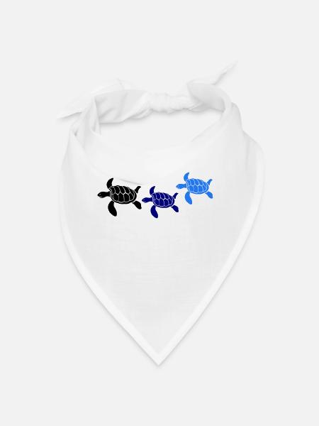 Tortues - Bandana - blanc