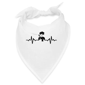 Kochen backen Food Kitchen - Bandana - Weiß - Vorne