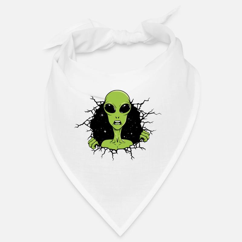 Alien - Bandana - Weiß
