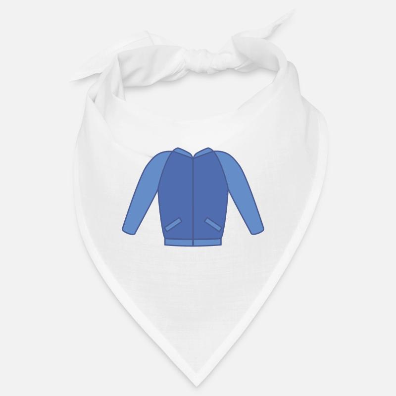 Blaue Jacke Bandana