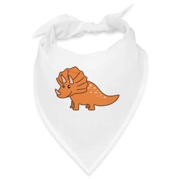 Triceratops - Bandana - Weiß - Vorne