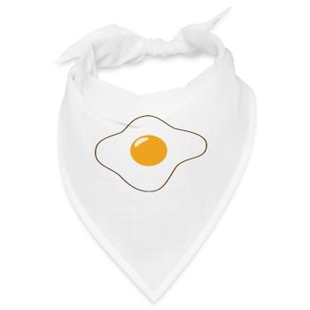 Spiegelei - Bandana - Weiß - Vorne