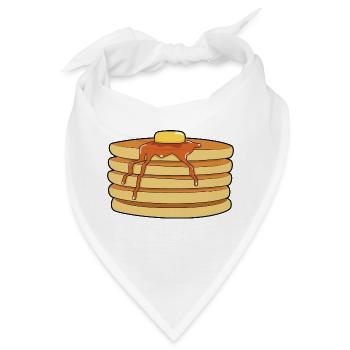 Pfannkuchen - Bandana - Weiß - Vorne