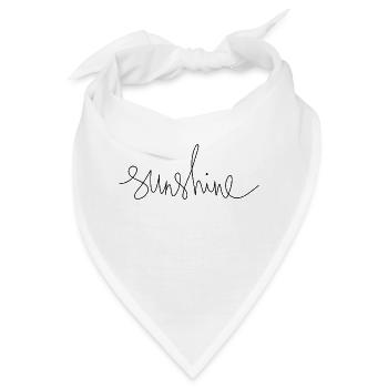 sunshine - Bandana - Weiß - Vorne