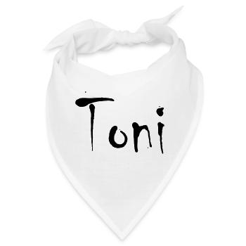 Toni - Bandana - Weiß - Vorne