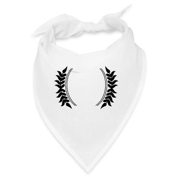 Kranz Symbol - Bandana - Weiß - Vorne