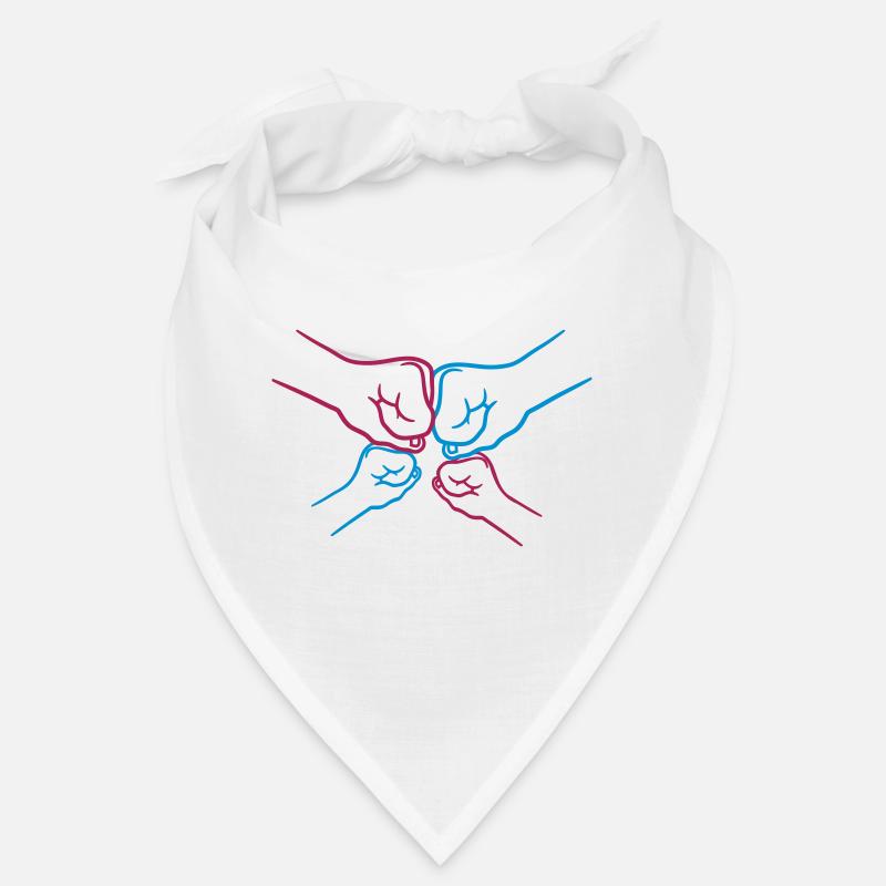 Fäuste 2 Kinder Bandana