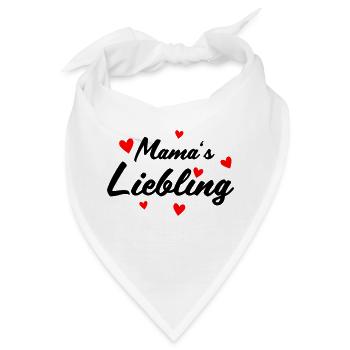 Mamas Liebling - Bandana - Weiß - Vorne