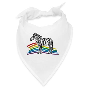 Zebra - Bandana - Weiß - Vorne