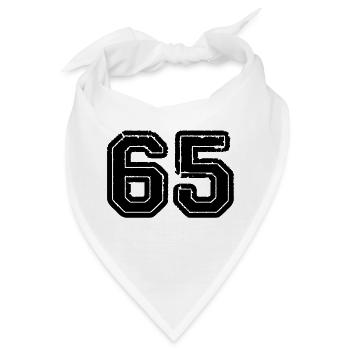 65 - Bandana - Weiß - Vorne