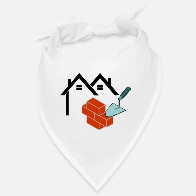Logo de Mason - Bandana - blanc