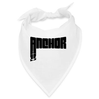 Text Anchor Crew - Bandana - Weiß - Vorne