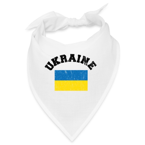 flaga ukrainy distblack - Bandana