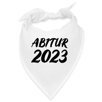 Abitur 2023 - Bandana - Weiß - Vorne
