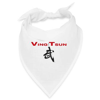 ving tsun kung fu chinesisch rot schwarz - Bandana - Weiß - Vorne