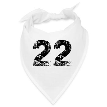 22 - Bandana - Weiß - Vorne