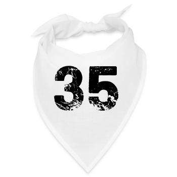 35 - Bandana - Weiß - Vorne