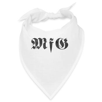 Mit freundlichen Grüßen - Bandana - Weiß - Vorne