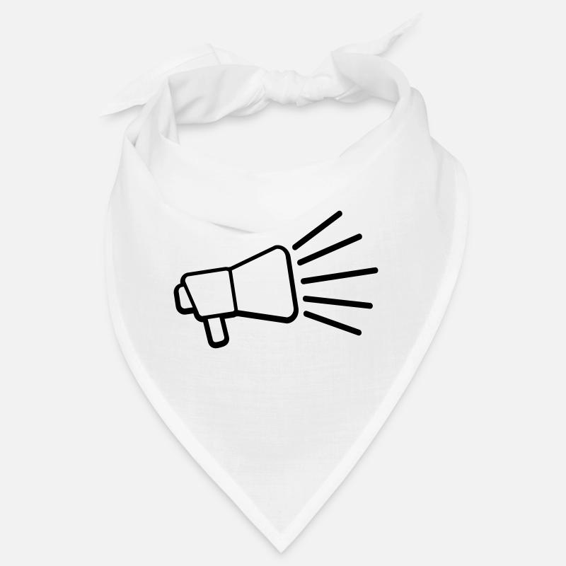 Icon Megaphone Loud Speech Bandana