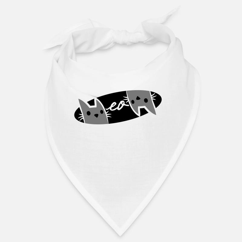 Logo des chats Text Meow Bandana
