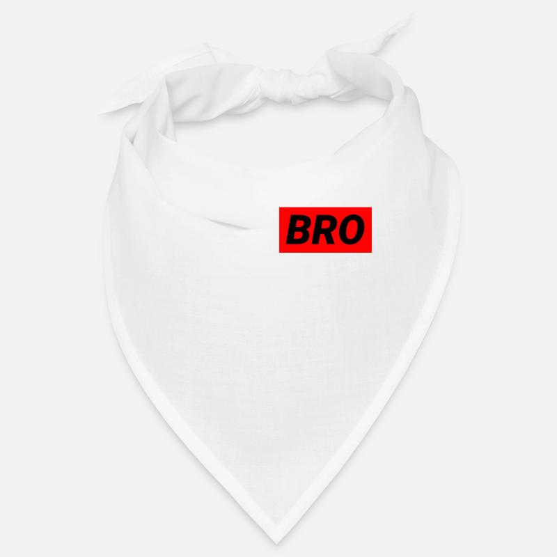 Chill Bro - Bandana - blanc