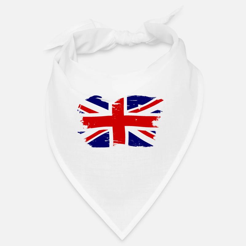 Union Jack Britische Flagge mit Grunge Bandana