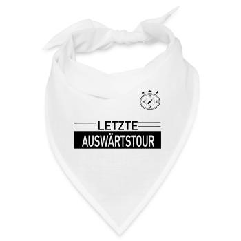 Letzte Auswärtstour Team - Bandana - Weiß - Vorne