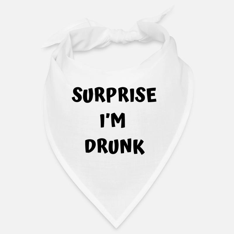 Funny drunk text Bandana